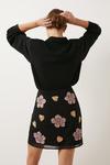 Oasis Beaded Floral Heart Aline Skirt thumbnail 3