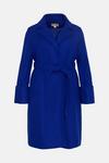 Oasis Petite Belted Wrap Turn Up Cuff Coat thumbnail 4