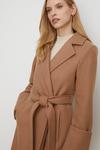 Oasis Belted Wrap Turn Up Cuff Coat thumbnail 2