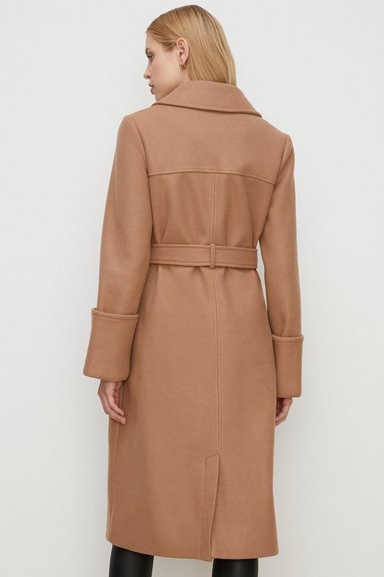 Oasis Belted Wrap Turn Up Cuff Coat 3