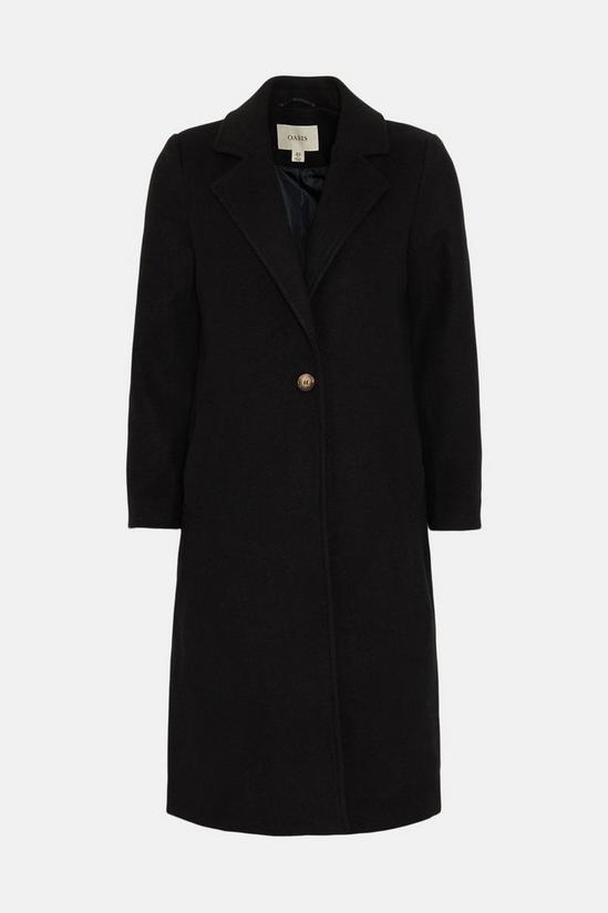 Oasis Single Breasted Relaxed Coat 4