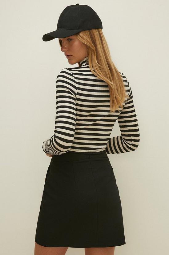 Oasis Petite Seam Detail Tailored Aline Skirt 3