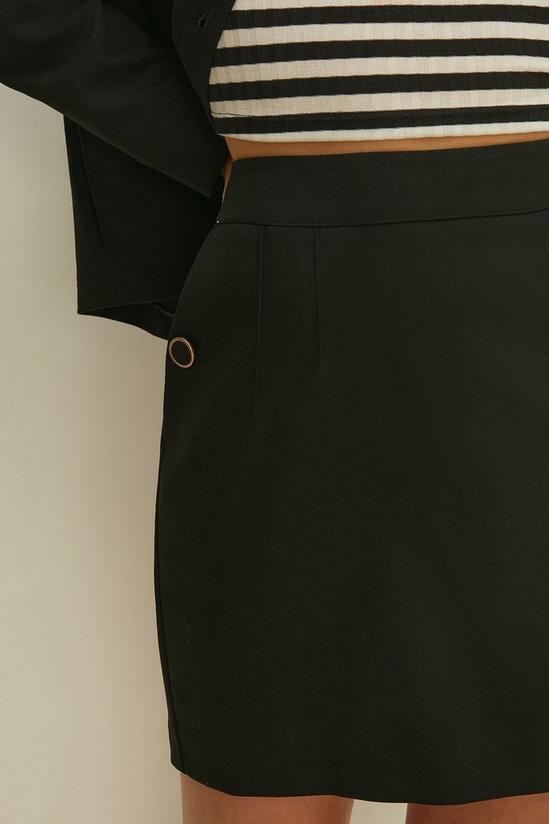 Oasis Petite Seam Detail Tailored Aline Skirt 4