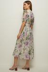 Oasis Lyanna  Floral Printed Dobby Chiffon Midi Dress thumbnail 3