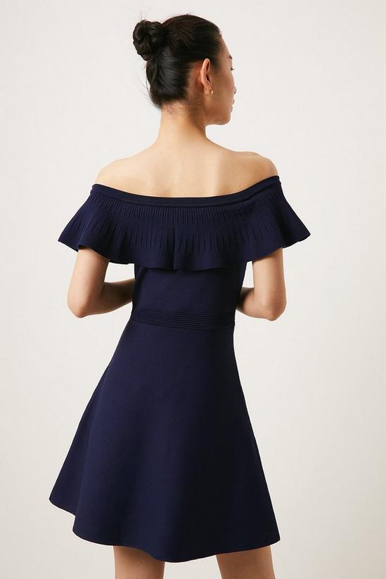 Oasis Aline Bardot Knitted Mini Dress 3