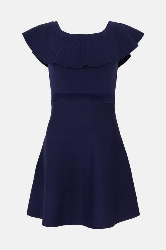 Oasis Aline Bardot Knitted Mini Dress 4