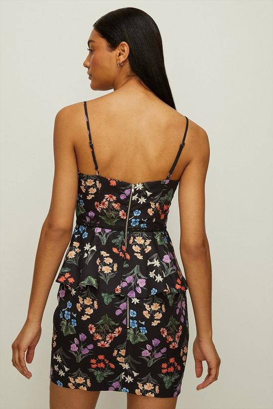 Oasis Printed Floral Strappy Mini Dress 2