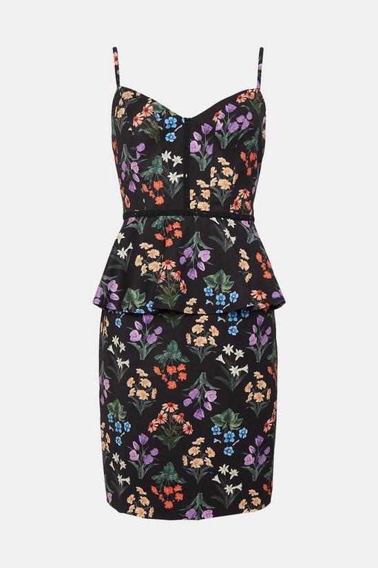 Oasis Printed Floral Strappy Mini Dress 4