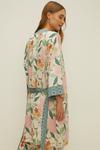 Oasis Patched Floral Satin Robe thumbnail 3