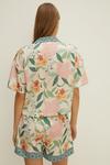 Oasis Patched Floral Shirt Satin Pyjama Set thumbnail 3