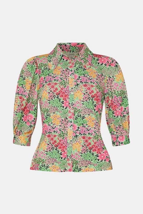 Oasis Jersey Crepe Floral Shirt 4