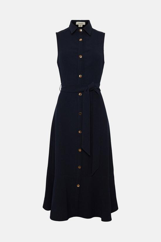 Oasis Button Through Tiered Midi Dress 4
