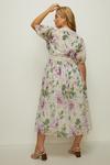 Oasis Plus Size Floral Dobby Chiffon Midi Dress thumbnail 3