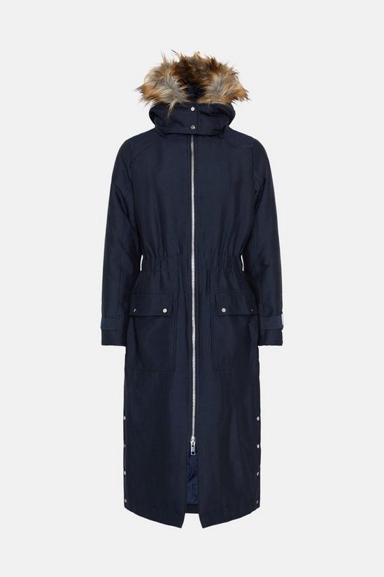Oasis Premium Fur Hood Padded Winter Parka Coat 4