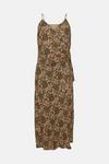 Oasis Paisley Printed Linen Wrap Cami Dress thumbnail 4