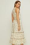 Oasis Rachel Stevens Petite Linen Mix Printed Dress thumbnail 3