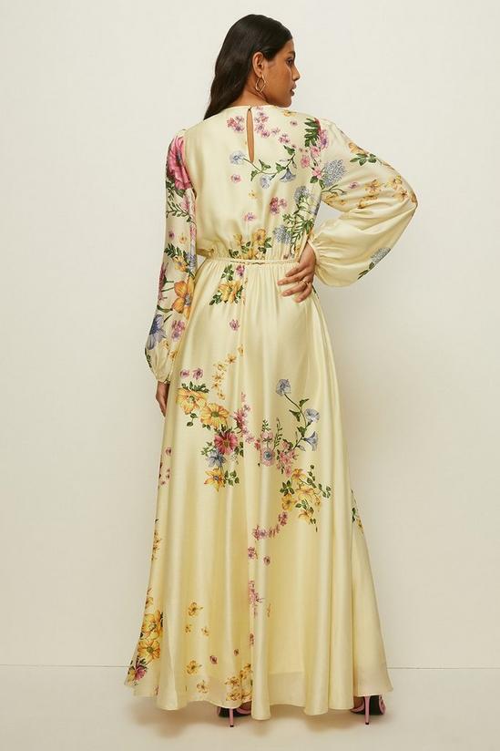 Oasis Delicate Floral Balloon Sleeve Maxi Dress 3