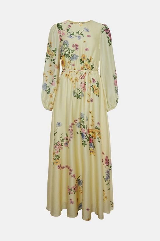 Oasis Delicate Floral Balloon Sleeve Maxi Dress 4