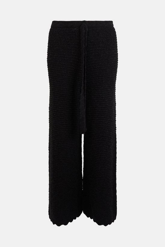 Oasis Scallop Edge Stitch Detail Knit Trouser 4