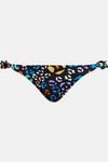 Oasis Bright Leopard Tie Front Bikini Bottom thumbnail 4