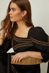 Oasis Rachel Stevens Petite Crochet Midi Dress thumbnail 2