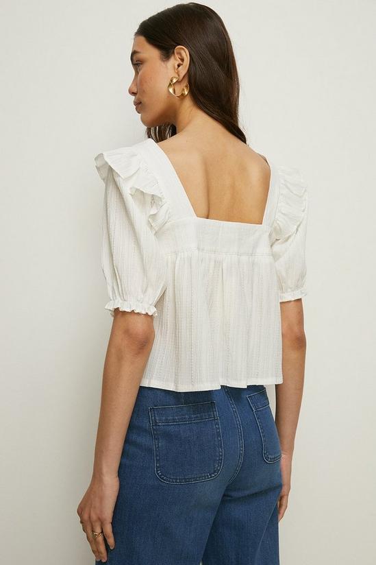 Oasis Square Neck Button Top 3