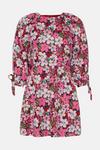 Oasis Petite Artbox Floral Tie Cuff Printed Dress thumbnail 4
