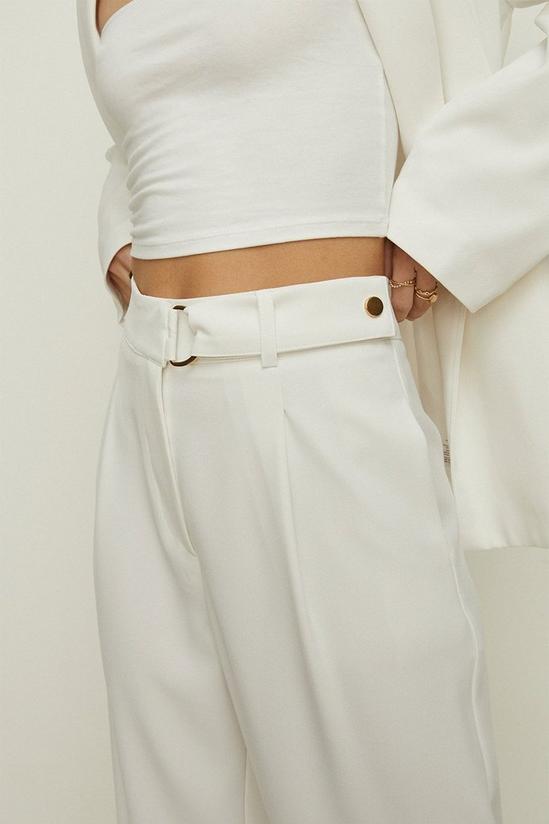 Oasis Petite Tailored Belted Wide Leg Trouser 2