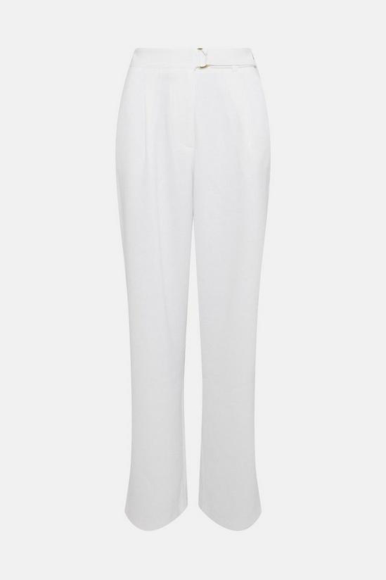 Oasis Petite Tailored Belted Wide Leg Trouser 4