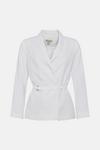Oasis Petite Belted Tailored Jacket thumbnail 4