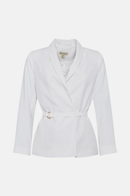 Oasis Petite Belted Tailored Jacket 4
