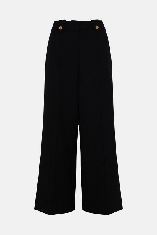 Oasis Tab Detail High Waisted Tailored Trouser 4