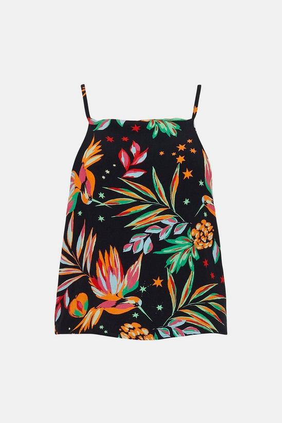 Oasis Palm Printed Co Ord Strappy Top 4