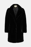 Oasis Petite Faux Fur Collared Long Coat thumbnail 4