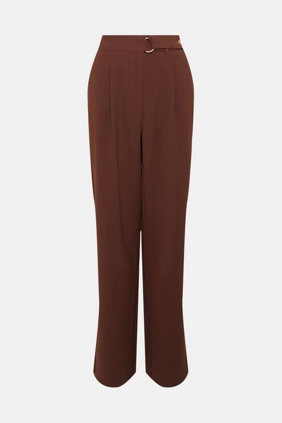 Oasis Tailored Belted Crepe Wide Leg Trouser 4