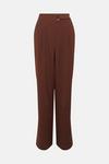 Oasis Tailored Belted Crepe Wide Leg Trouser thumbnail 4
