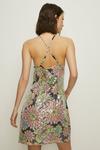 Oasis Pyschedelic Printed Sequin Halter Dress thumbnail 3