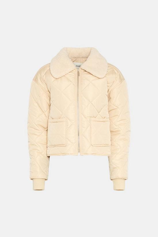 Oasis Nylon Quilt Zip Through Jacket 4