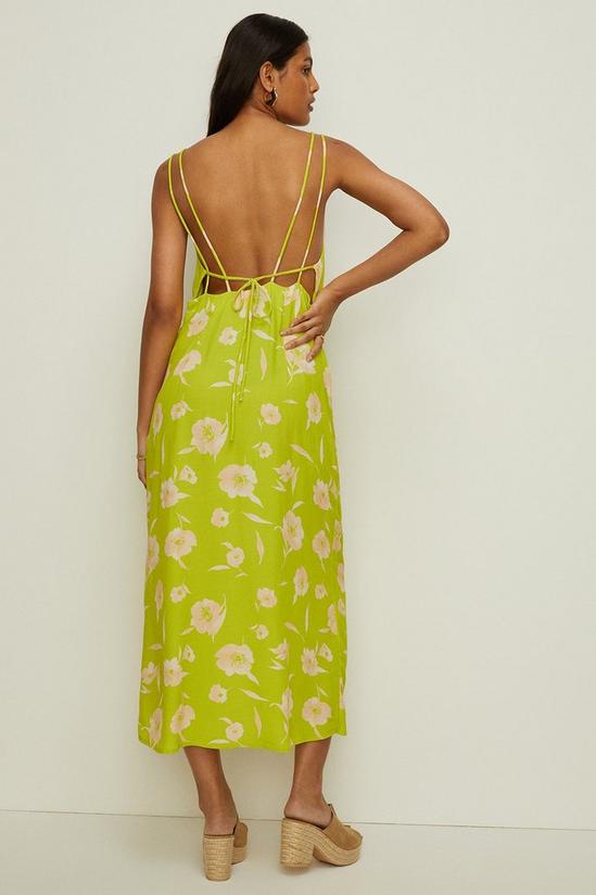 Oasis Petite Silhouette Floral Print Midi Dress 3