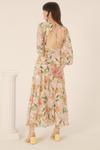Oasis Sequin Floral V Neck Midi Dress thumbnail 3