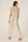 Oasis Floral Embroidered Plunge Maxi Dress thumbnail 3