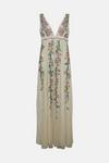 Oasis Floral Embroidered Plunge Maxi Dress thumbnail 4