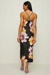 Oasis Oversized Floral Cowl Strappy Midi Dress thumbnail 3