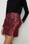 Oasis Flower Jacquard Aline Split Skirt thumbnail 2