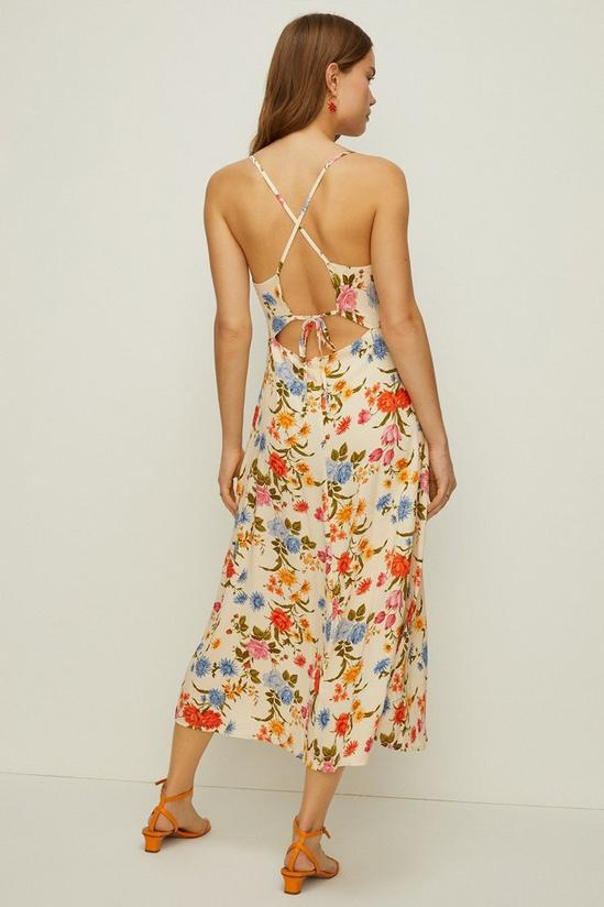 Oasis Stem Floral Strappy Midi Dress 3