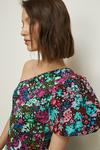 Oasis Floral Print Woven One Shoulder Mini Dress thumbnail 2