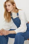Oasis Wide Leg Relaxed Dungaree thumbnail 2