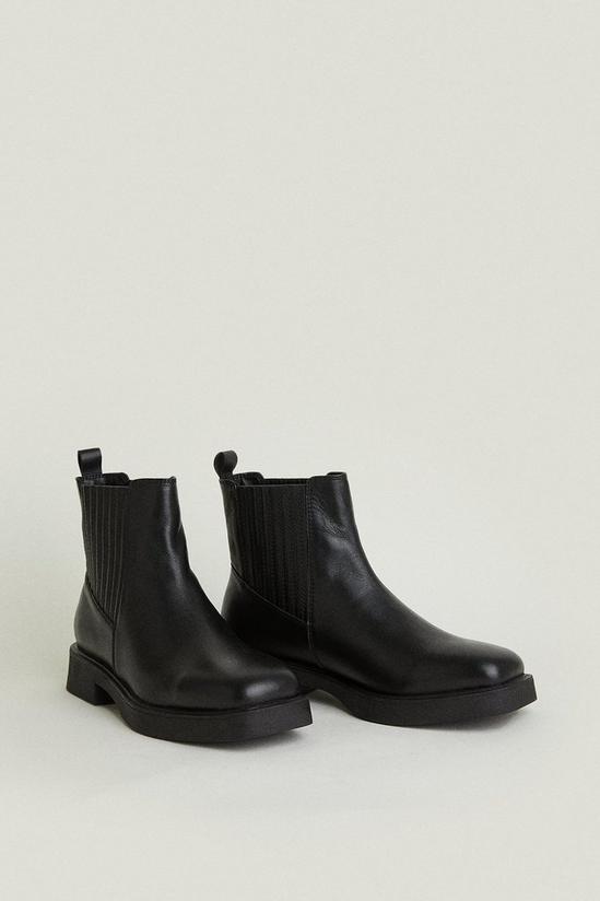Oasis Smart Leather Chelsea Ankle Boots 1