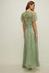 Oasis Petite Premium Delicate Lace Maxi Bridesmaids Dress thumbnail 3