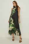 Oasis Rachel Stevens Halterneck Leaf Print Dress thumbnail 3